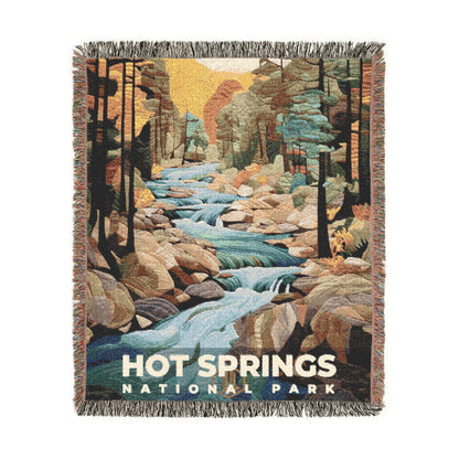 Hot Springs National Park Woven Blanket | S09