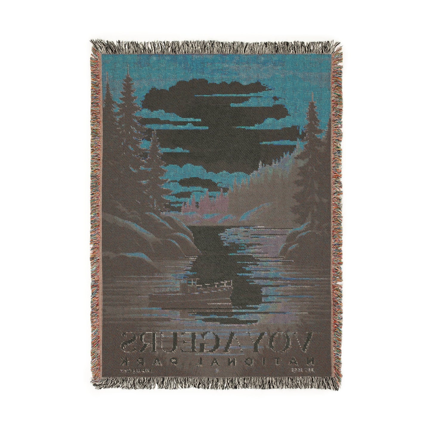 Voyageurs National Park Woven Blanket | S05