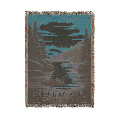 Voyageurs National Park Woven Blanket | S05