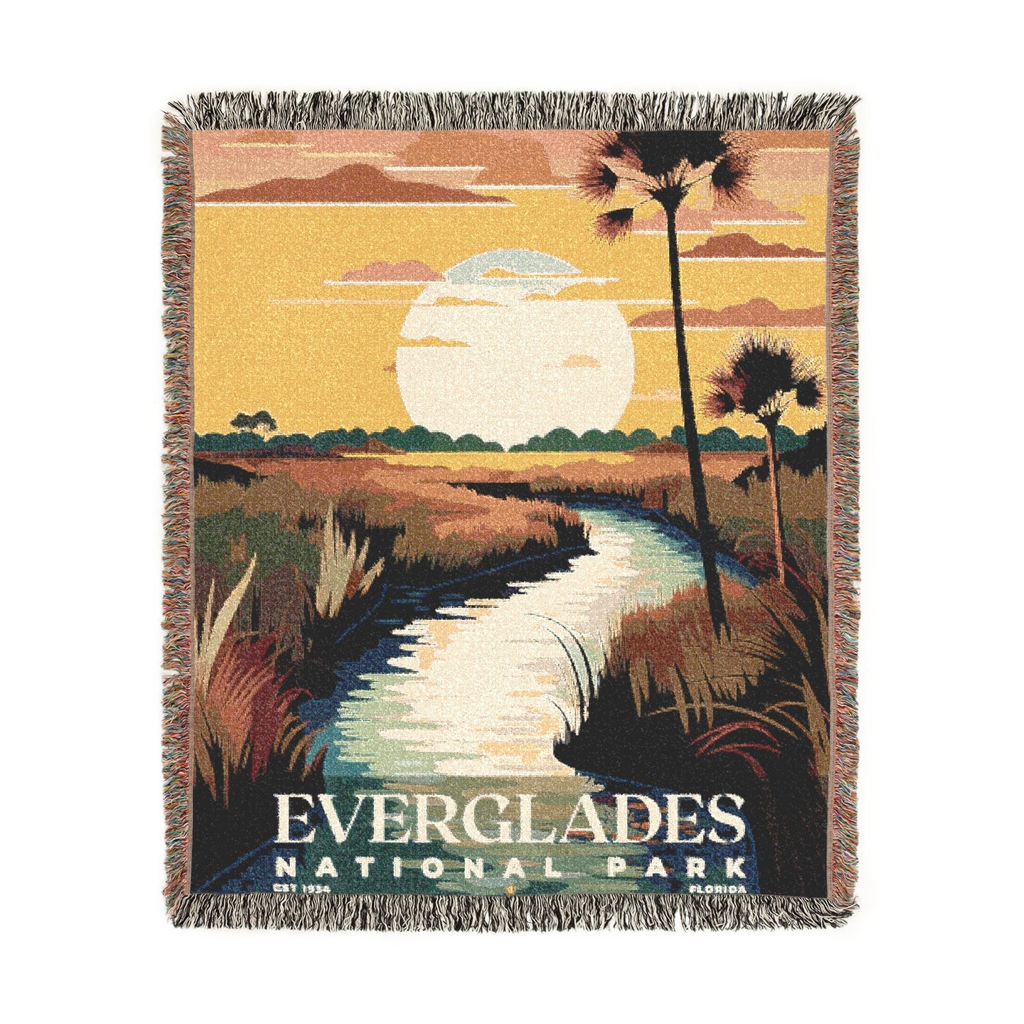 Everglades National Park Woven Blanket | S05