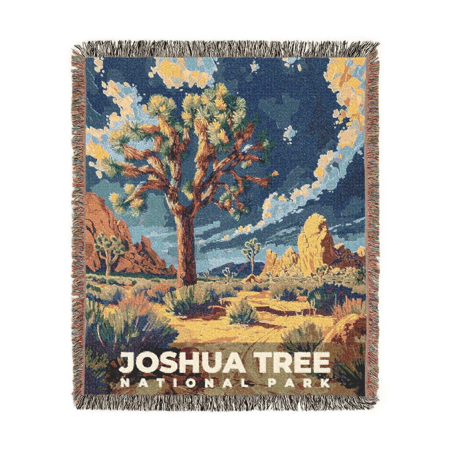 Joshua Tree National Park Woven Blanket | S14