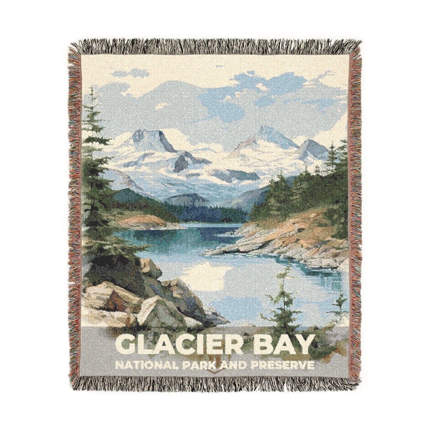 Glacier Bay National Park Woven Blanket | S08