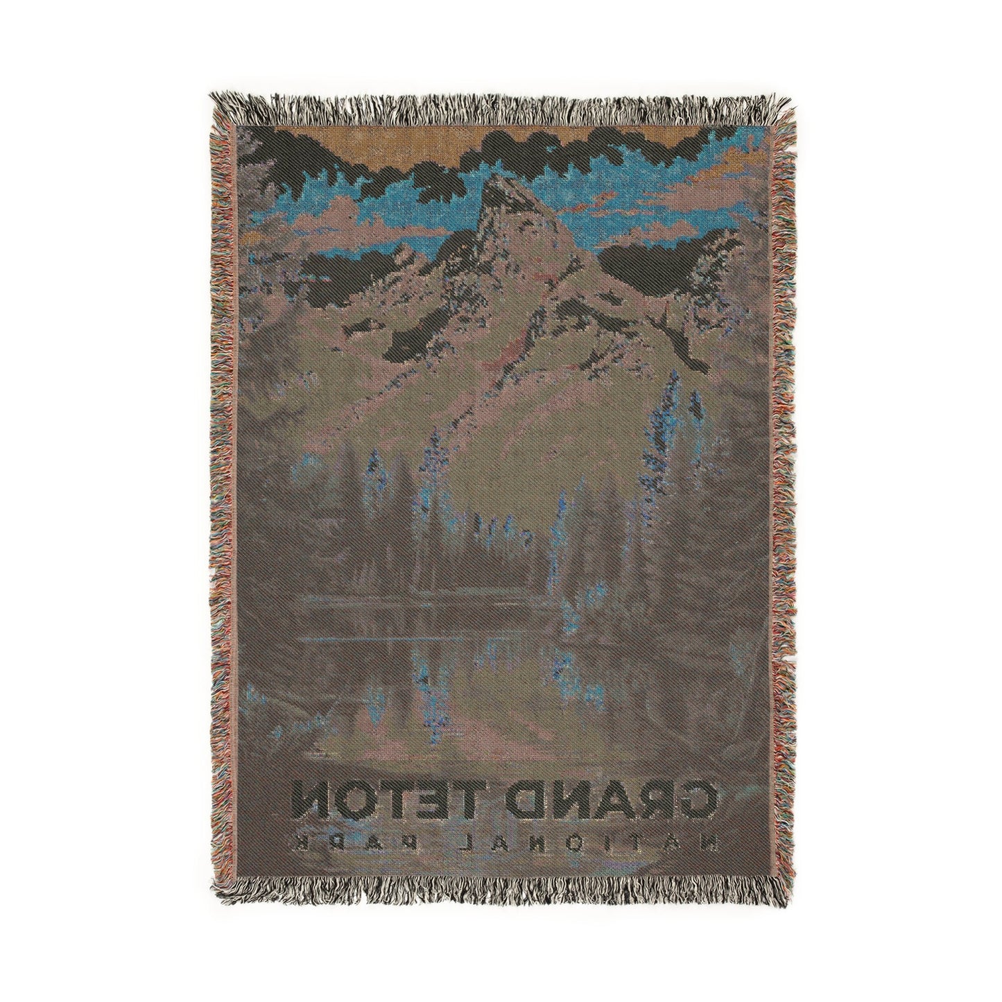 Grand Teton National Park Woven Blanket | S11