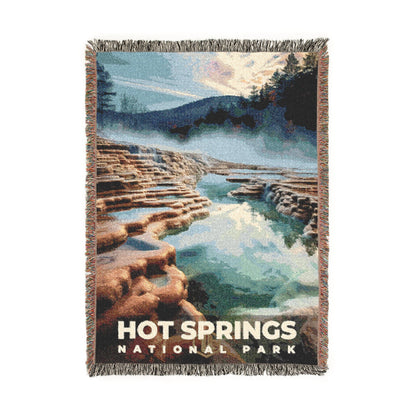 Hot Springs National Park Woven Blanket | S10
