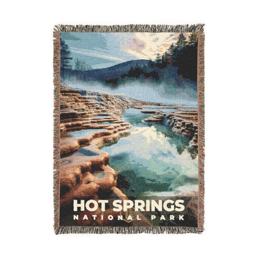 Hot Springs National Park Woven Blanket | S10