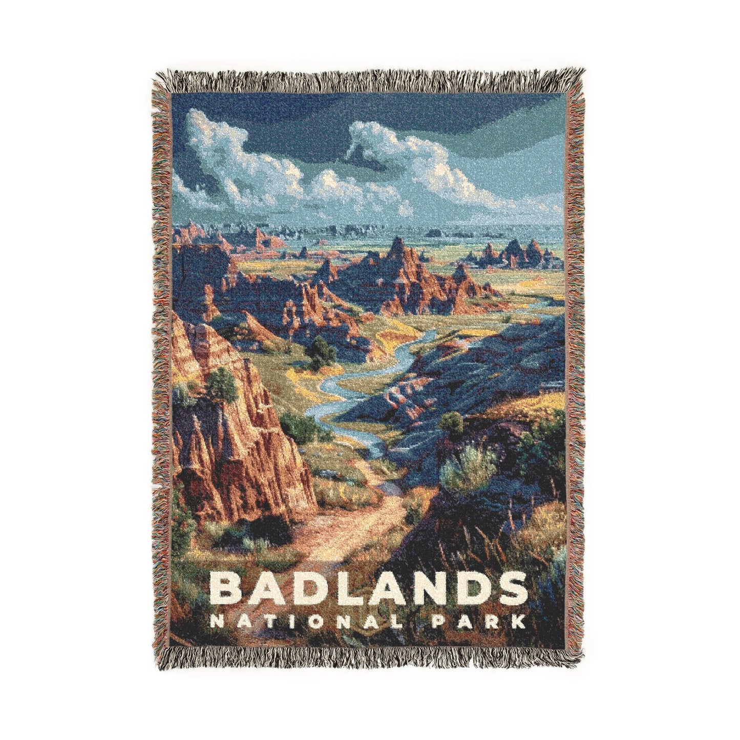 Badlands National Park Woven Blanket | S16