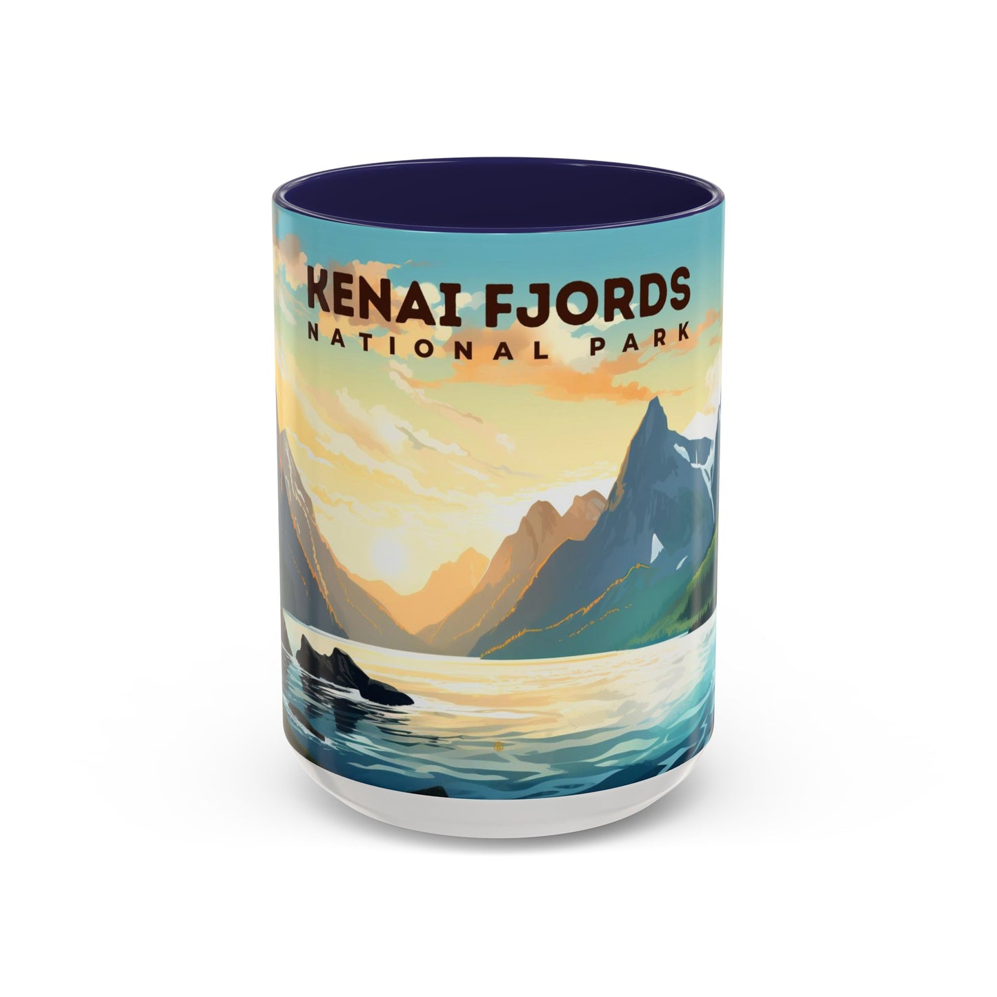 Kenai Fjords National Park Mug | Accent Coffee Mug (11, 15oz)