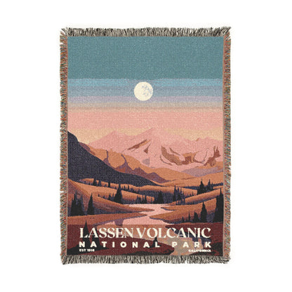 Lassen Volcanic National Park Woven Blanket | S03