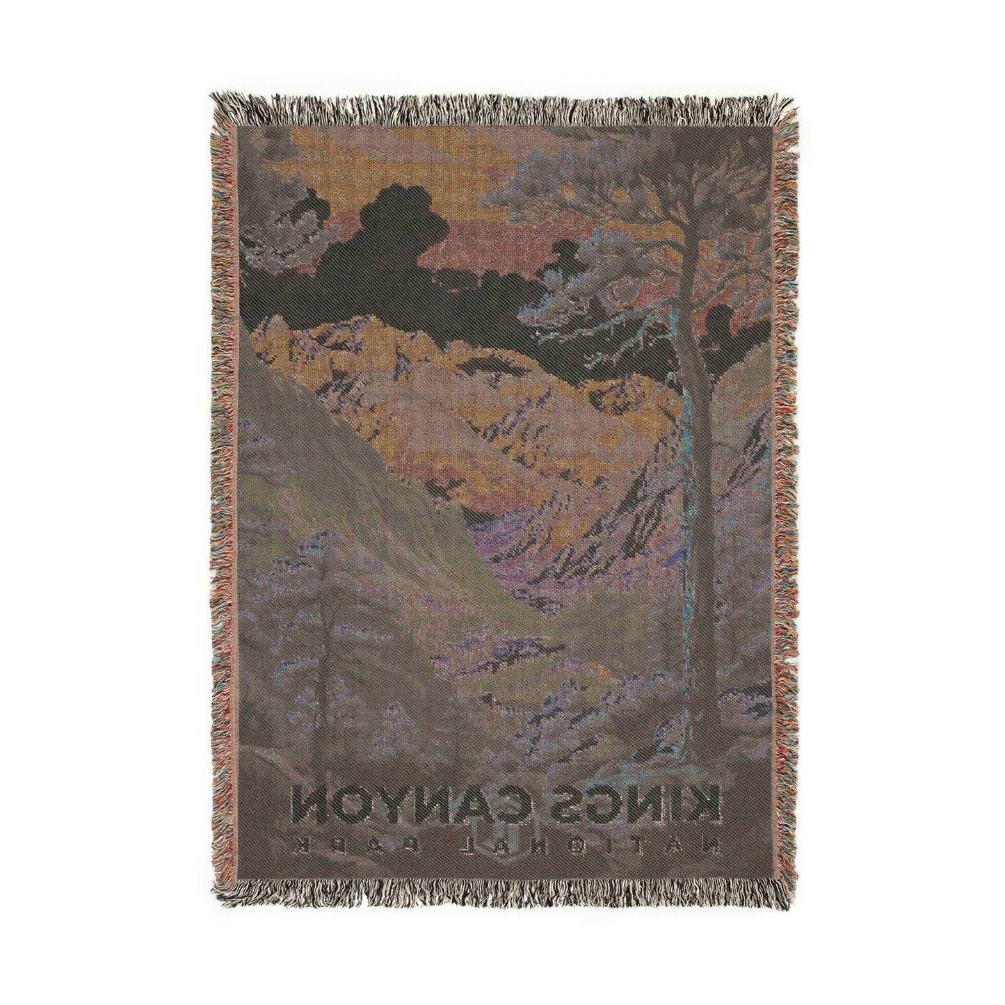 Kings Canyon National Park Woven Blanket | S11
