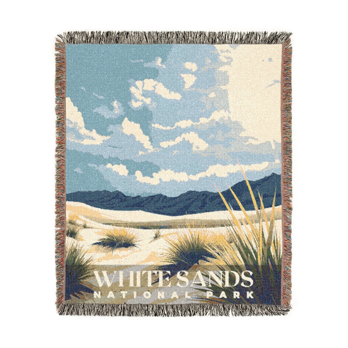 White Sands National Park Woven Blanket | S01