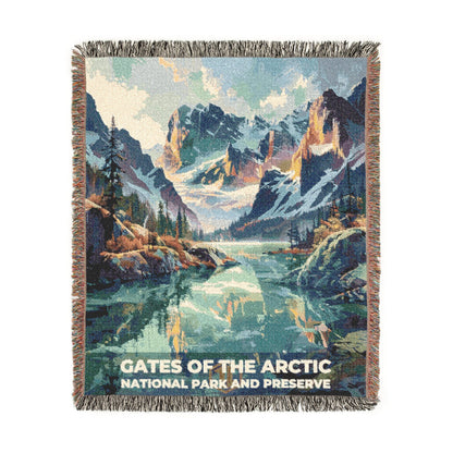 Gates of the Arctic National Park Woven Blanket | S11