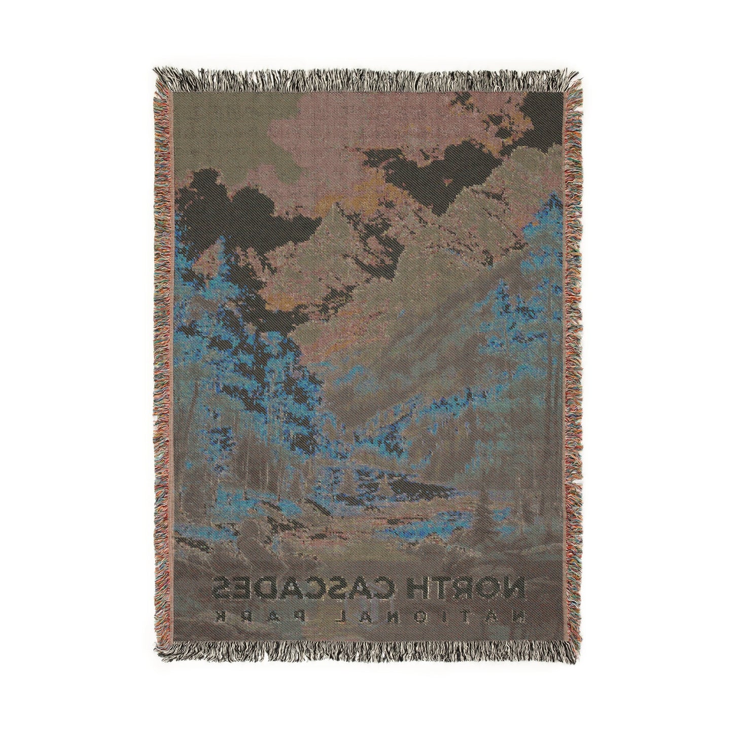 North Cascades National Park Woven Blanket | S14
