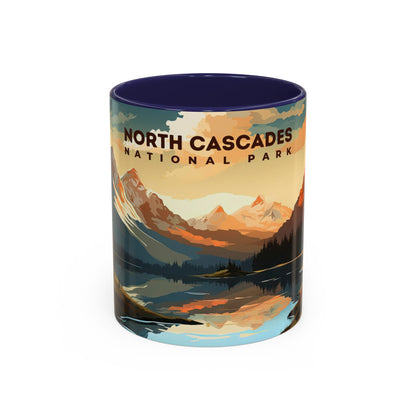 North Cascades National Park Mug | Accent Coffee Mug (11, 15oz)