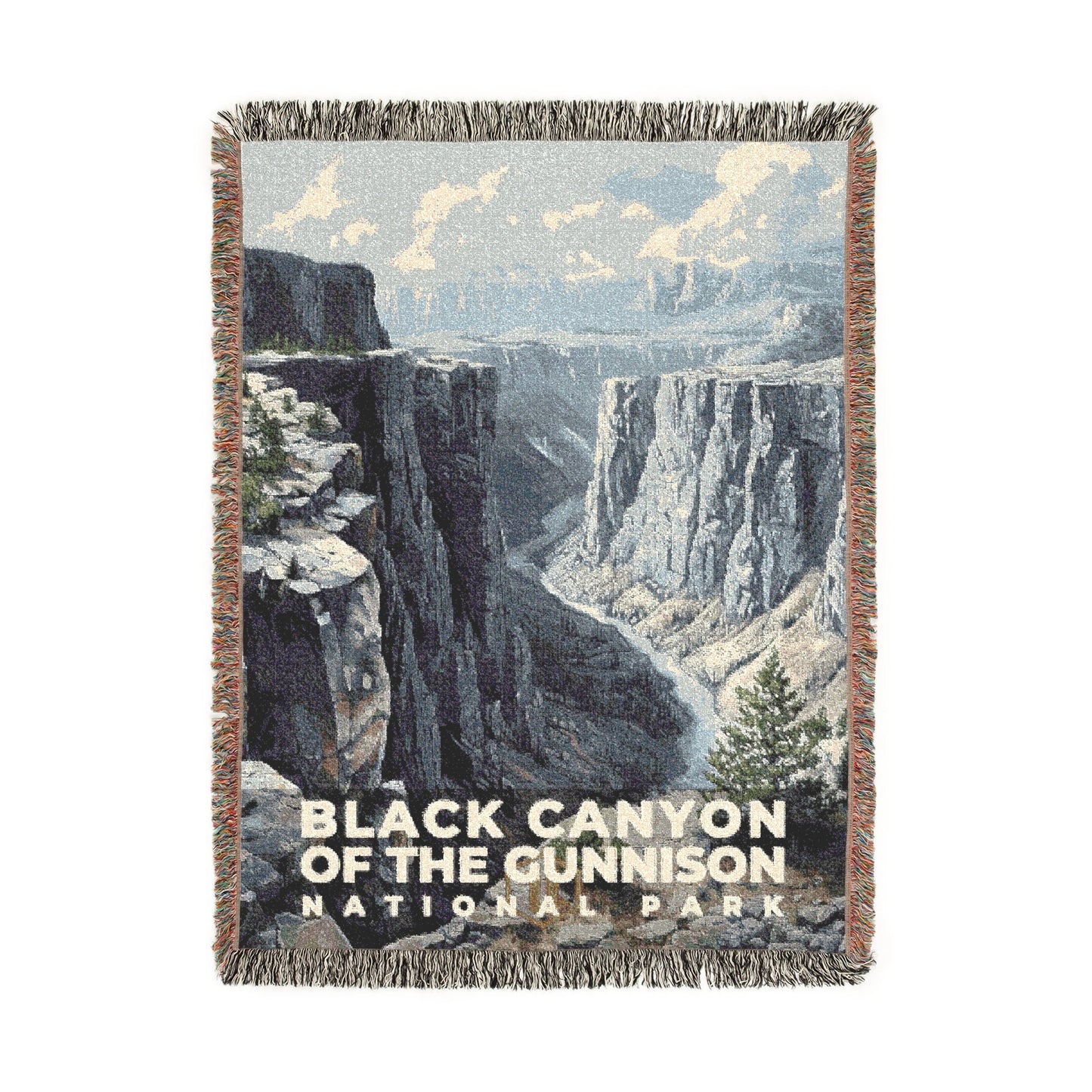 Black Canyon of the Gunnison National Park Woven Blanket | S17
