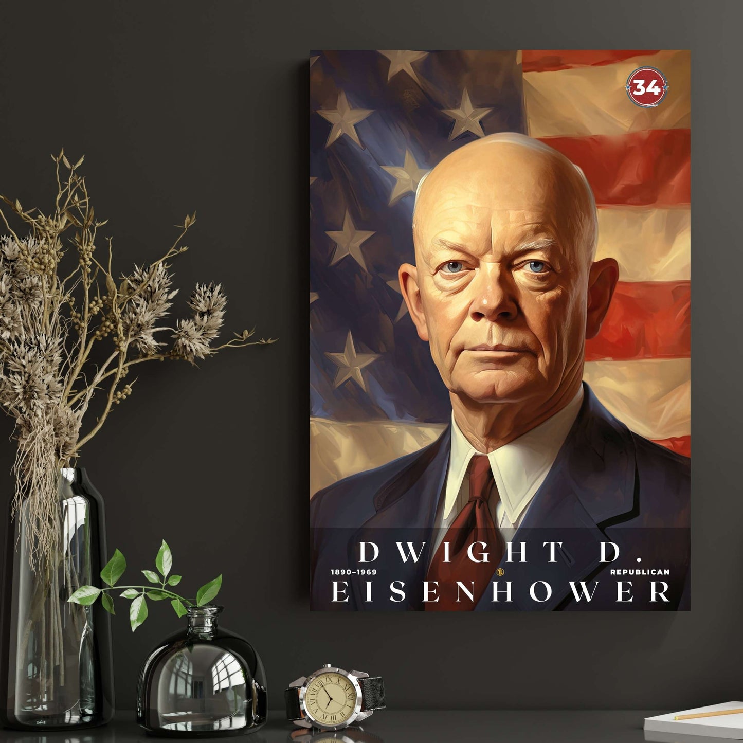 Dwight D Eisenhower Poster | S04