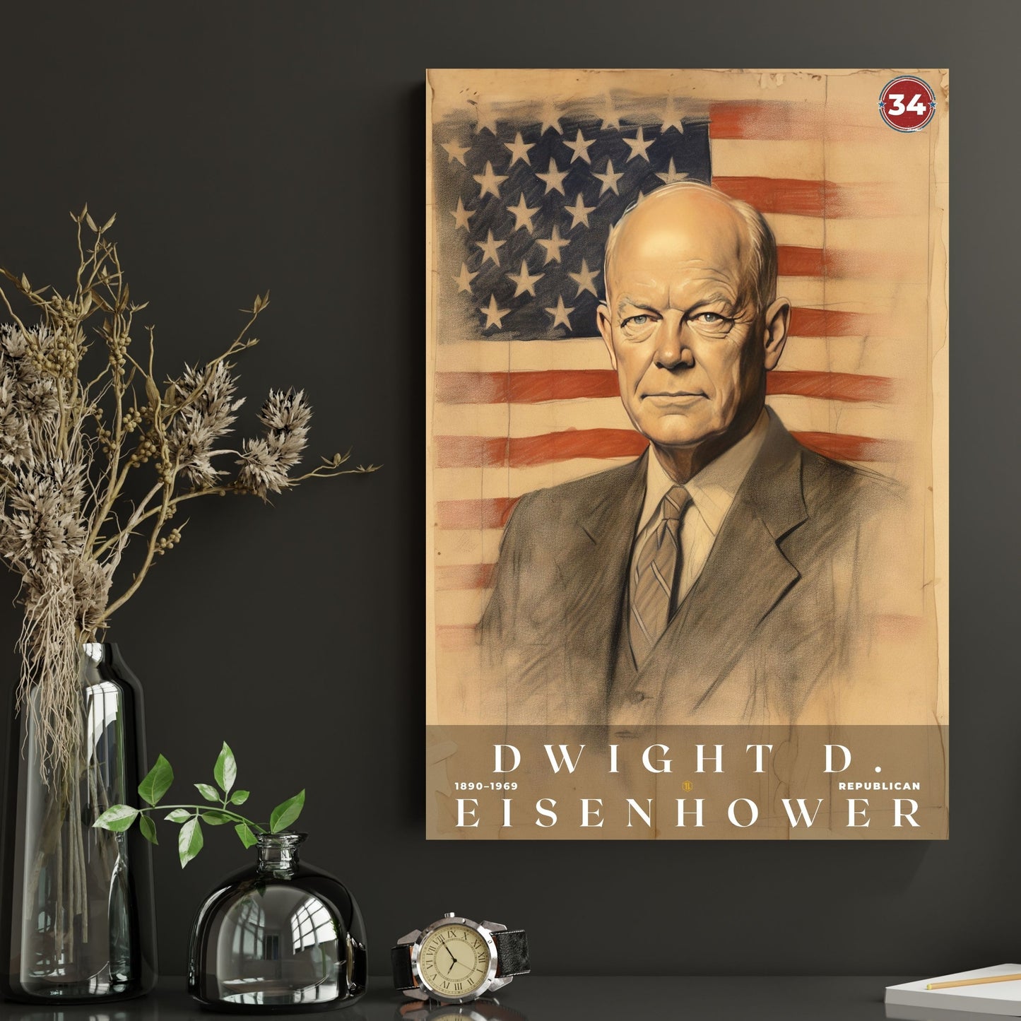 Dwight D Eisenhower Poster | S03