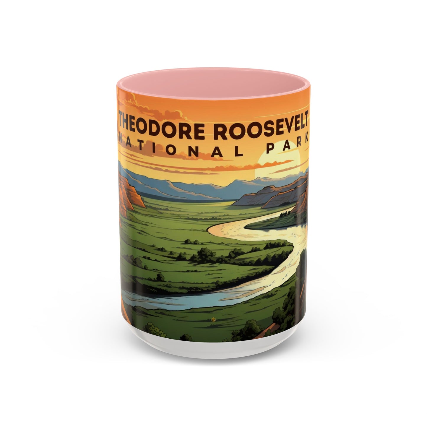 Theodore Roosevelt National Park Mug | Accent Coffee Mug (11, 15oz)