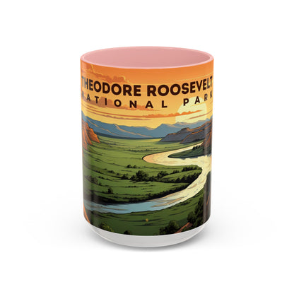 Theodore Roosevelt National Park Mug | Accent Coffee Mug (11, 15oz)