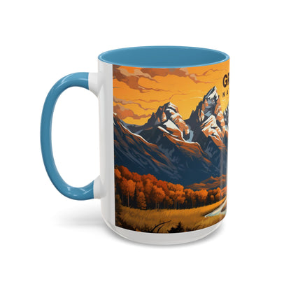 Grand Teton National Park Mug | Accent Coffee Mug (11, 15oz)