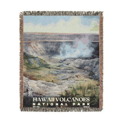 Hawaii Volcanoes National Park Woven Blanket | S02