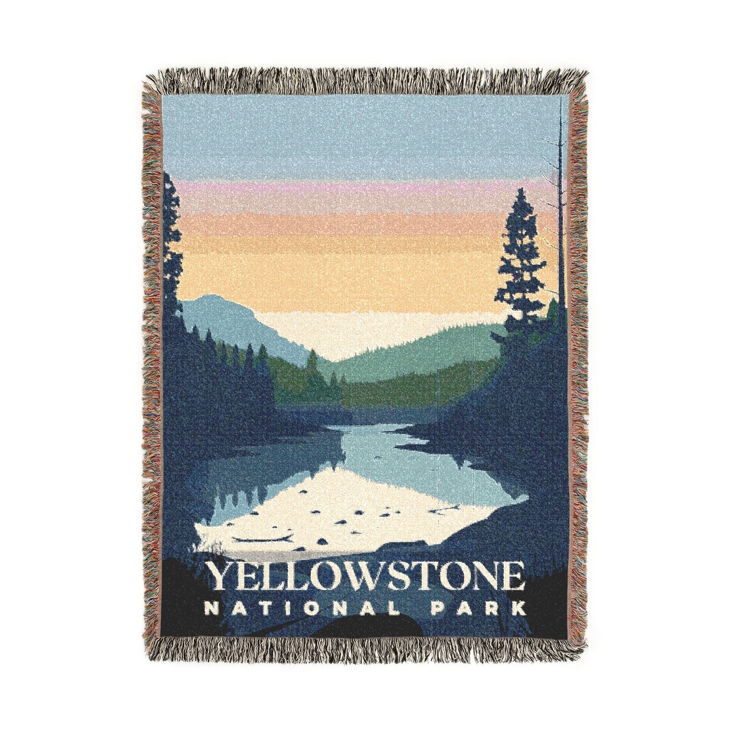 Yellowstone National Park Woven Blanket | S01
