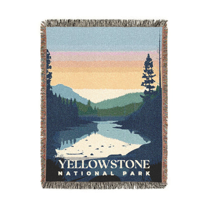 Yellowstone National Park Woven Blanket | S01