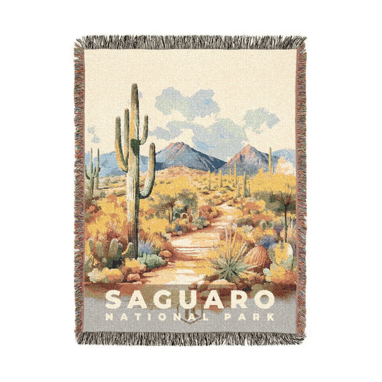 Saguaro National Park Woven Blanket | S08