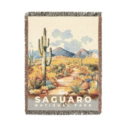 Saguaro National Park Woven Blanket | S08