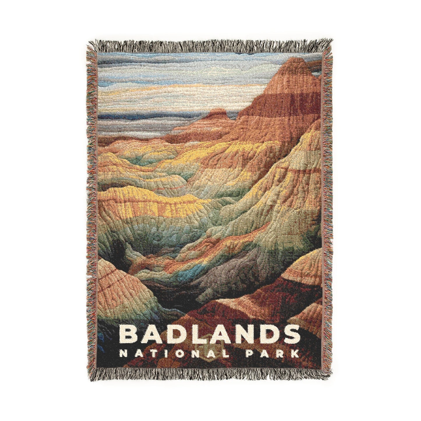 Badlands National Park Woven Blanket | S09