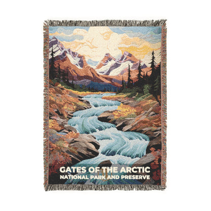 Gates of the Arctic National Park Woven Blanket | S09
