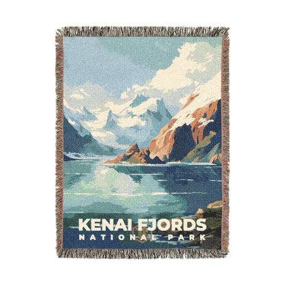Kenai Fjords National Park Woven Blanket | S06