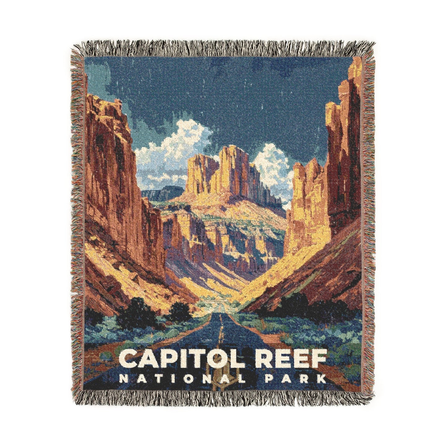 Capitol Reef National Park Woven Blanket | S14