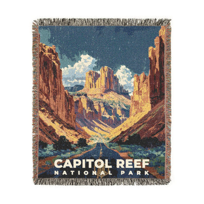 Capitol Reef National Park Woven Blanket | S14