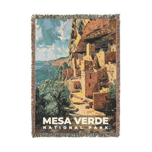 Mesa Verde National Park Woven Blanket | S14
