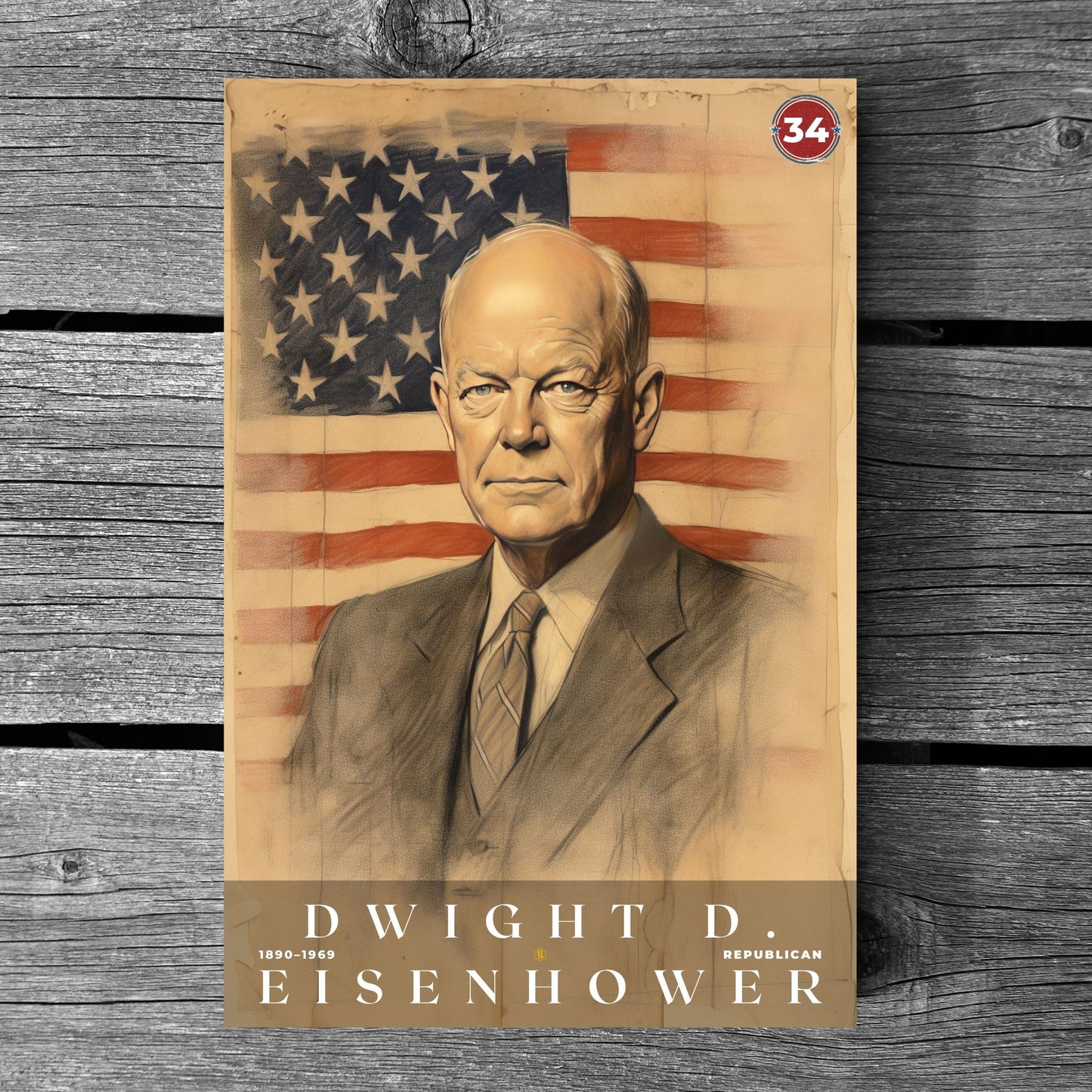 Dwight D Eisenhower Poster | S03