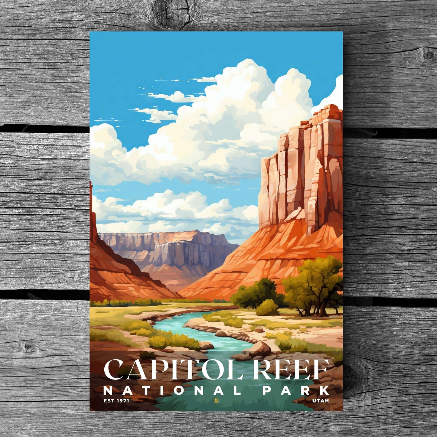 Capitol Reef National Park Poster | S06