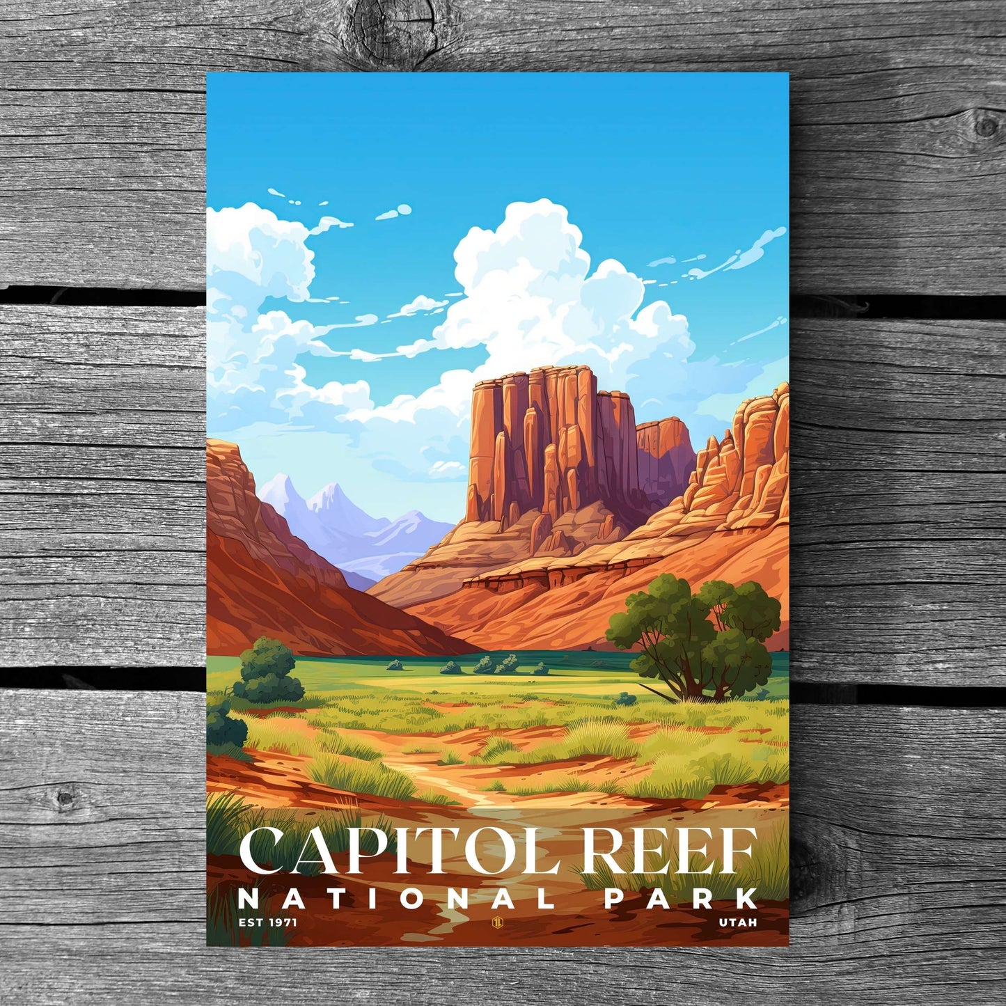 Capitol Reef National Park Poster | S07