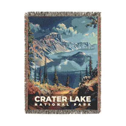 Crater Lake National Park Woven Blanket | S16
