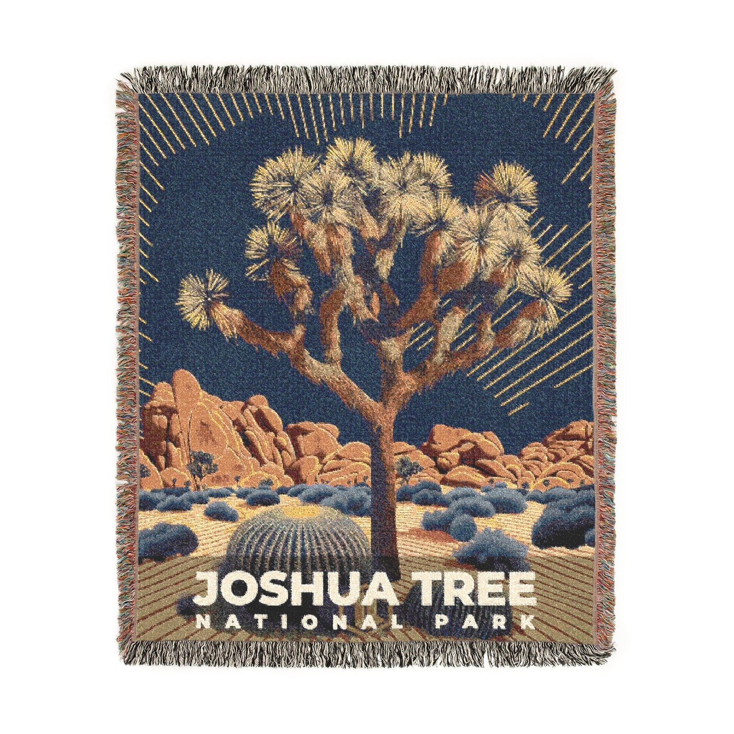 Joshua Tree National Park Woven Blanket | S19