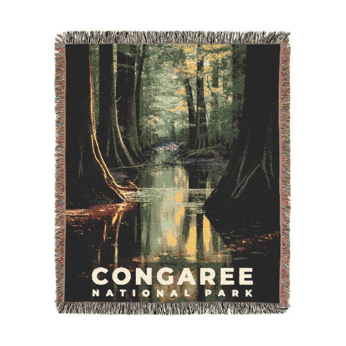 Congaree National Park Woven Blanket | S10