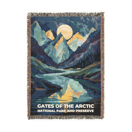 Gates of the Arctic National Park Woven Blanket | S20