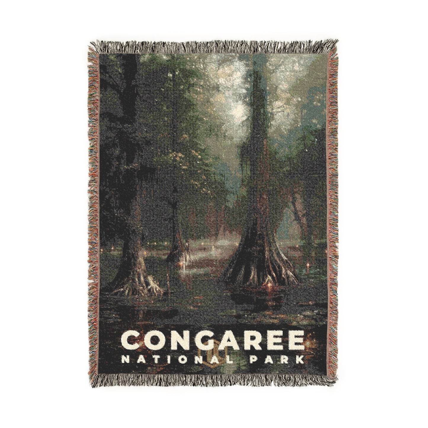 Congaree National Park Woven Blanket | S12
