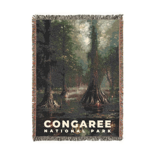 Congaree National Park Woven Blanket | S12