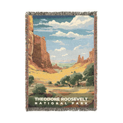 Theodore Roosevelt National Park Woven Blanket | S07