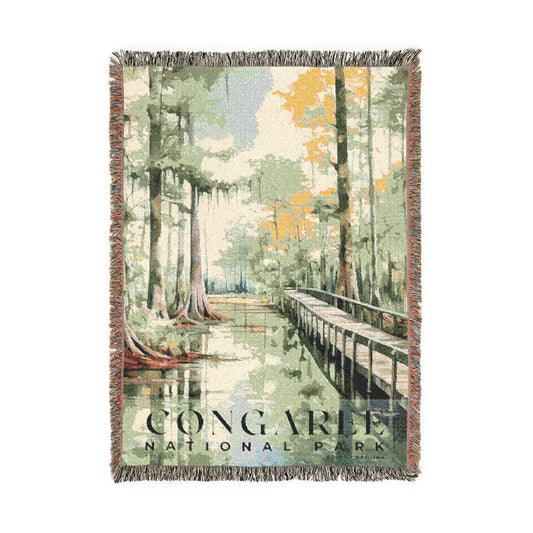 Congaree National Park Woven Blanket | S04