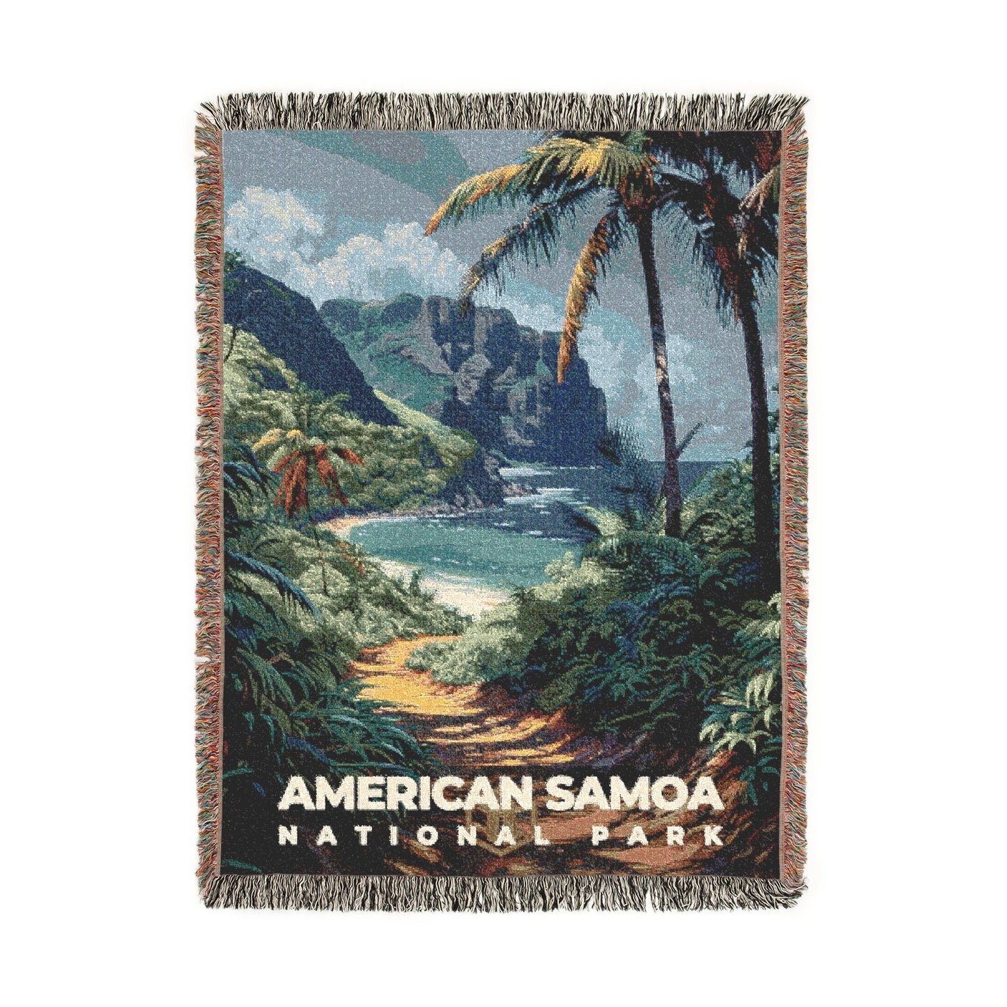 American Samoa National Park Woven Blanket | S18