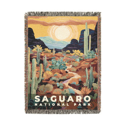 Saguaro National Park Woven Blanket | S09