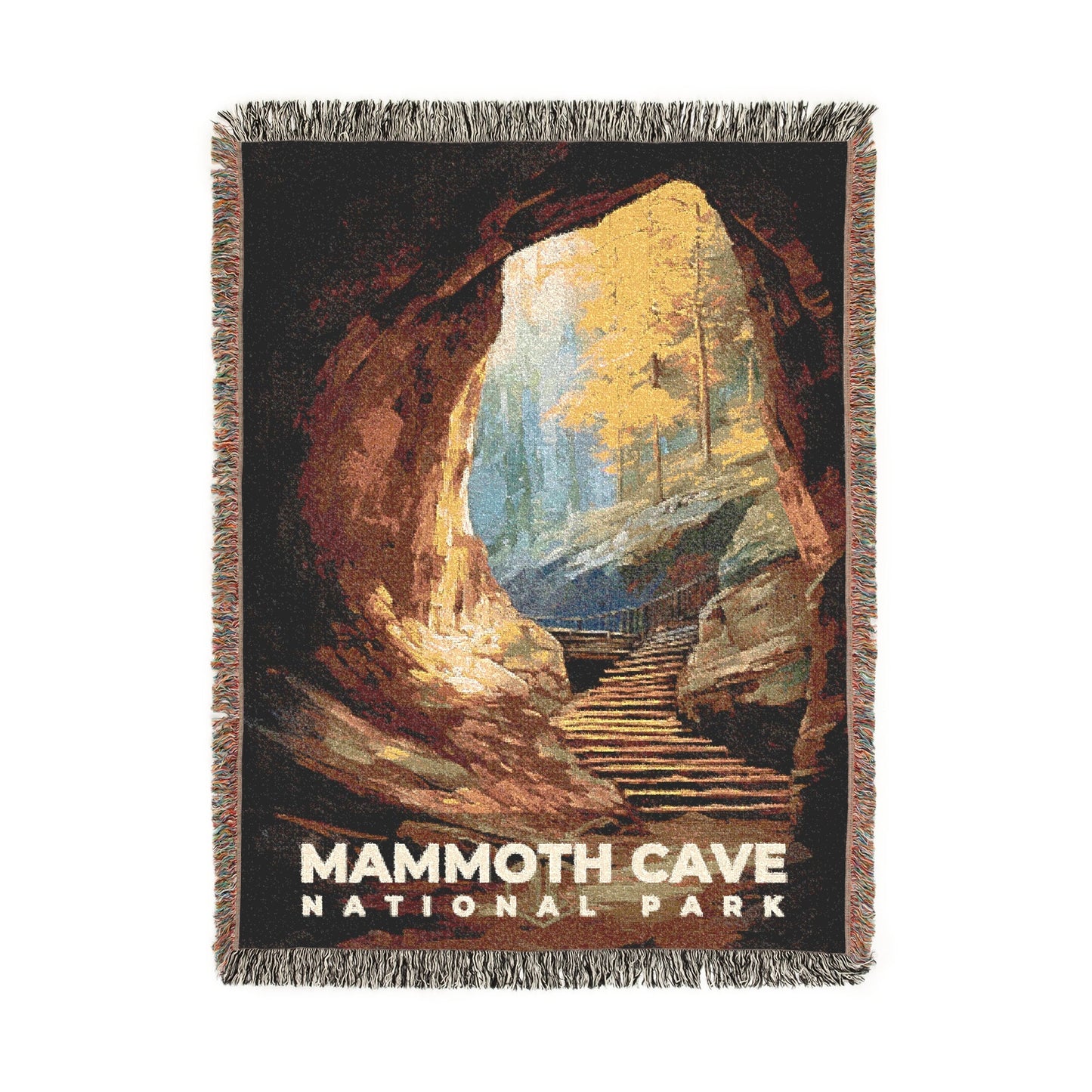 Mammoth Cave National Park Woven Blanket | S06