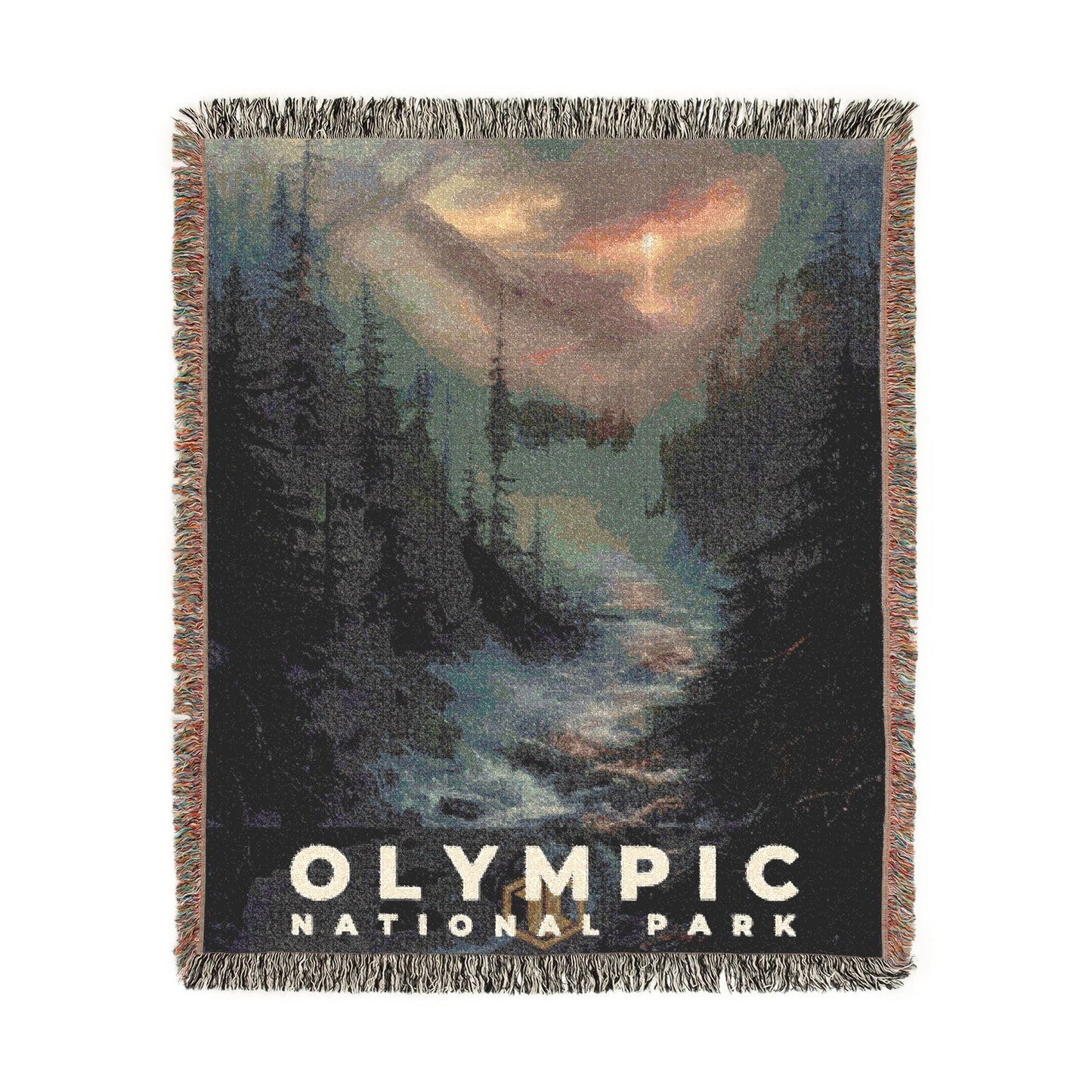 Olympic National Park Woven Blanket | S12
