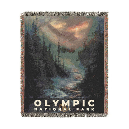 Olympic National Park Woven Blanket | S12